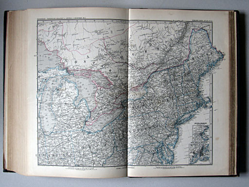 Stielers Hand-Atlas, 1885
85. Vereinigte Staaten von Amerika in 6 Blättern, Bl. 3