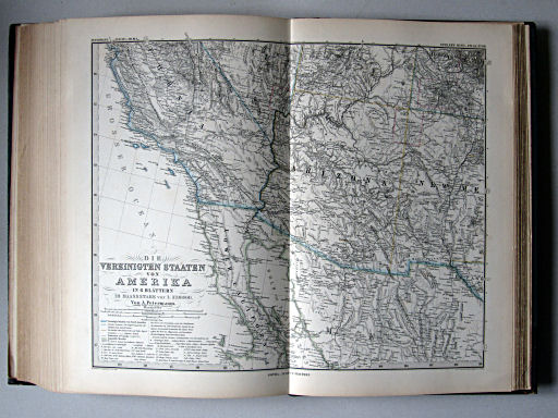 Stielers Hand-Atlas, 1885
86. Vereinigte Staaten von Amerika in 6 Blättern, Bl. 4