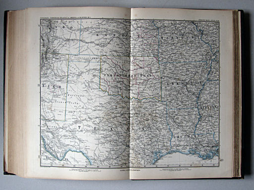 Stielers Hand-Atlas, 1885
87. Vereinigte Staaten von Amerika in 6 Blättern, Bl. 5