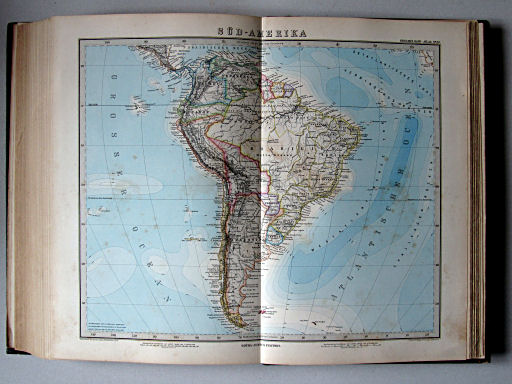 Stielers Hand-Atlas, 1885
89. Süd-Amerika