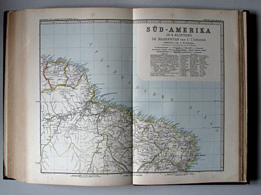 Stielers Hand-Atlas, 1885
91. Süd-Amerika in 6 Blättern, Bl. 2
