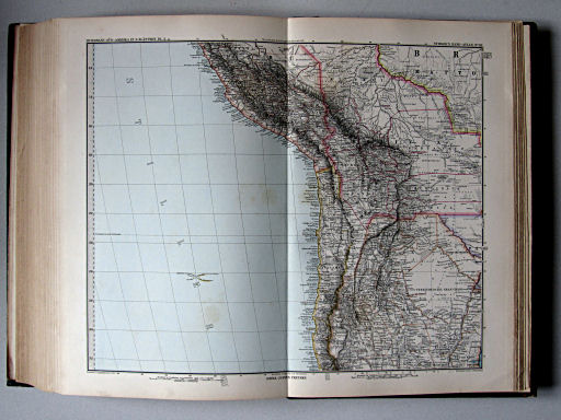 Stielers Hand-Atlas, 1885
92. Süd-Amerika in 6 Blättern, Bl. 3