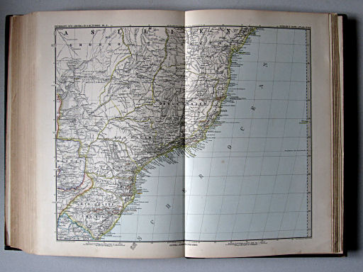 Stielers Hand-Atlas, 1885
93. Süd-Amerika in 6 Blättern, Bl. 4