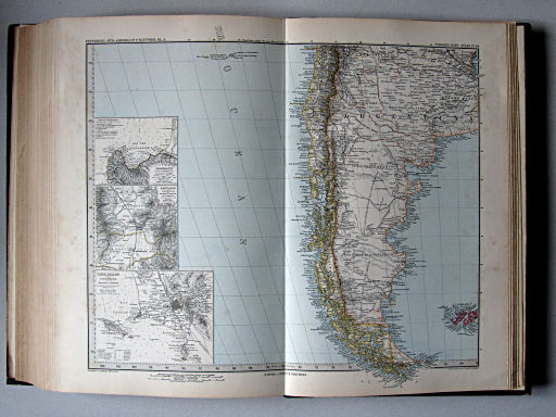 Stielers Hand-Atlas, 1885
94. Süd-Amerika in 6 Blättern, Bl. 5