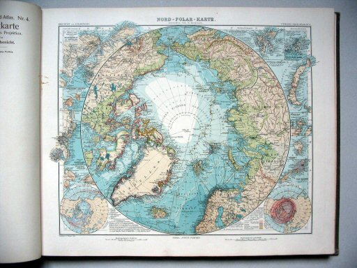 Stielers Hand-Atlas, 9. Aufl. (1910)
6. Süd-Polar-Karte
Zuidpool / South Polar Map