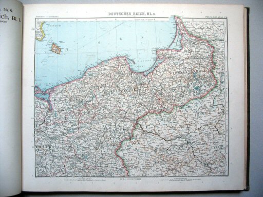 Stielers Hand-Atlas, 9. Aufl. (1910)
10. Deutsches Reich, Blatt 2
Duitsland, blad 2 / German Empire, sheet 2