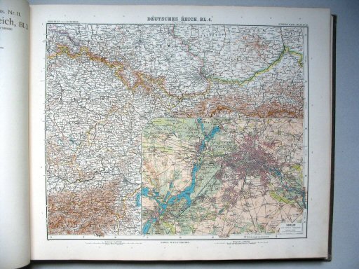 Stielers Hand-Atlas, 9. Aufl. (1910)
12. Deutsches Reich, Blatt 4
Duitsland, blad 4 / German Empire, sheet 4