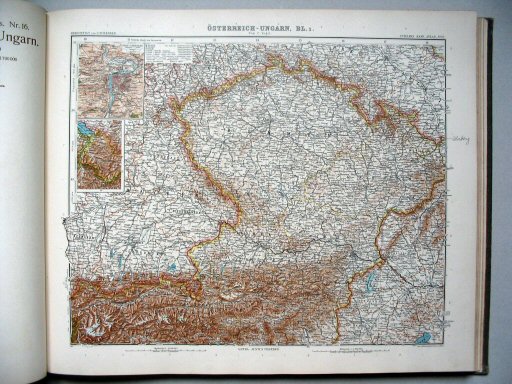 Stielers Hand-Atlas, 9. Aufl. (1910)
17. Österreich-Ungarn, Blatt 1
Oostenrijk-Hongarije, blad 1 / Austria-Hungary, sheet 1