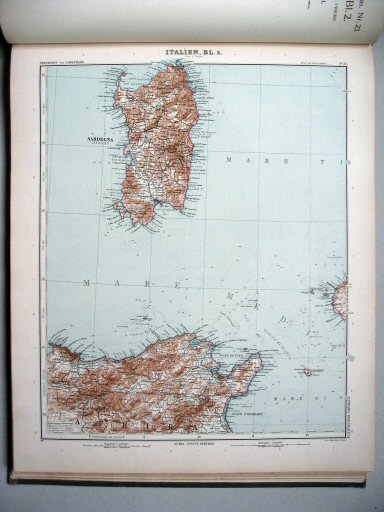 Stielers Hand-Atlas, 9. Aufl. (1910)
24. Italien, Blatt 3
Italië, blad 3 / Italy, sheet 3