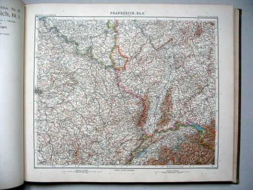 Stielers Hand-Atlas, 9. Aufl. (1910)
28. Frankreich, Blatt 2
Frankrijk, blad 2 / France, sheet 2