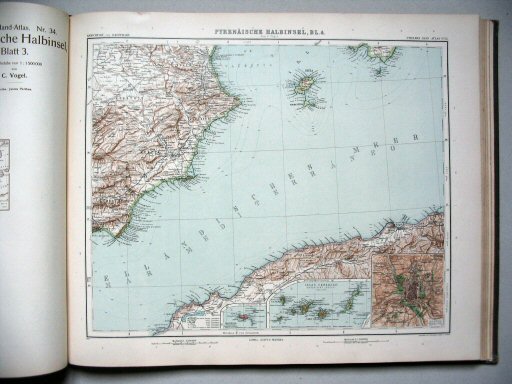 Stielers Hand-Atlas, 9. Aufl. (1910)
35. Pyrenäische Halbinsel, Blatt 4
Spanje en Portugal, blad 4 / Spain and Portugal, sheet 4