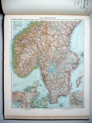 Stielers Hand-Atlas, 9. Aufl. (1910)
42. Süd-Skandinavien
Zuid-Scandinavië / Southern Scandinavia