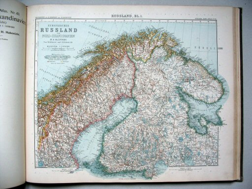 Stielers Hand-Atlas, 9. Aufl. (1910)
44. Europäisches Russland, Blatt 1
Europees Rusland, blad 1 / Russia in Europe, sheet 1