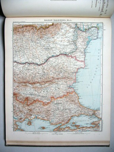 Stielers Hand-Atlas, 9. Aufl. (1910)
52. Balkan-Halbinsel, Blatt 2
Balkanschiereiland, blad 2 / Balkan Peninsula, sheet 2