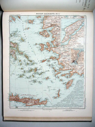 Stielers Hand-Atlas, 9. Aufl. (1910)
54. Balkan-Halbinsel, Blatt 4
Balkanschiereiland, blad 4 / Balkan Peninsula, sheet 4