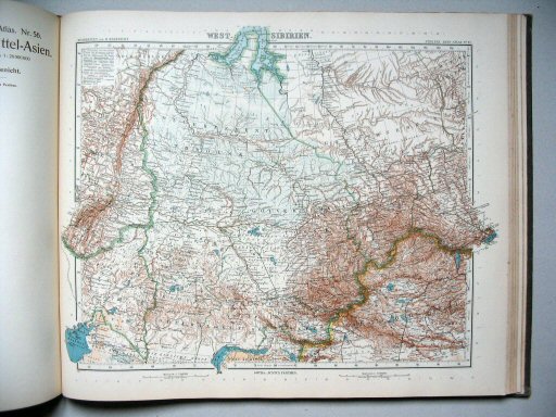 Stielers Hand-Atlas, 9. Aufl. (1910)
57. West-Sibirien
West-Siberië / West Siberia