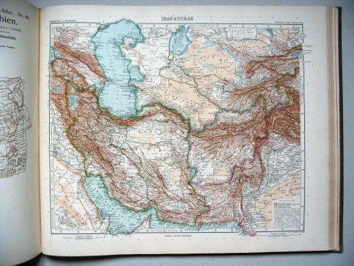 Stielers Hand-Atlas, 9. Aufl. (1910)
61. Iran und Turan
Iran en Turan / Iran and Turan