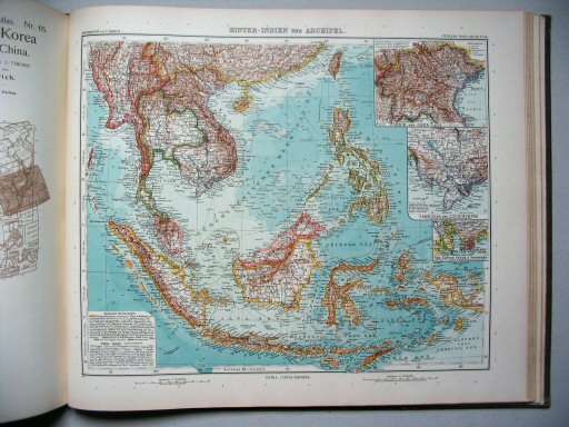 Stielers Hand-Atlas, 9. Aufl. (1910)
66. Hinter-Indien und Archipel
Zuidoost-Azië / Further India and Archipelago