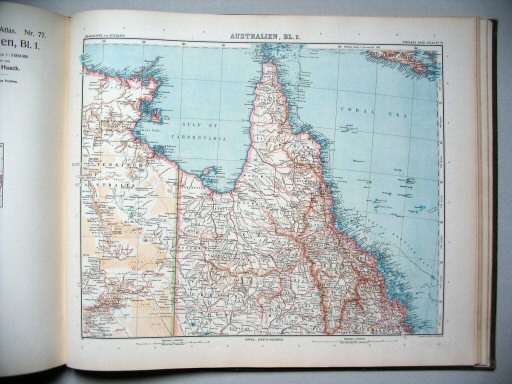 Stielers Hand-Atlas, 9. Aufl. (1910)
78. Australien, Blatt 2
Australië, blad 2 / Australia, sheet 2