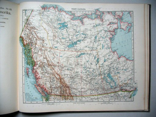 Stielers Hand-Atlas, 9. Aufl. (1910)
83. West-Canada
West-Canada / Western Canada