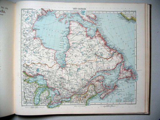 Stielers Hand-Atlas, 9. Aufl. (1910)
84. Ost-Canada
Oost-Canada / Eastern Canada