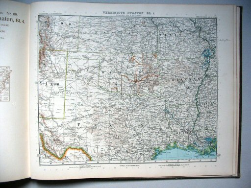 Stielers Hand-Atlas, 9. Aufl. (1910)
90. Vereinigte Staaten, Blatt 5
Verenigde Staten, blad 5 / United States of America, sheet 5