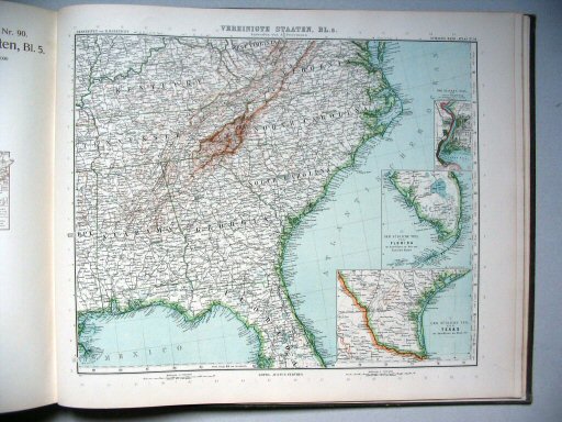 Stielers Hand-Atlas, 9. Aufl. (1910)
91. Vereinigte Staaten, Blatt 6
Verenigde Staten, blad 6 / United States of America, sheet 6