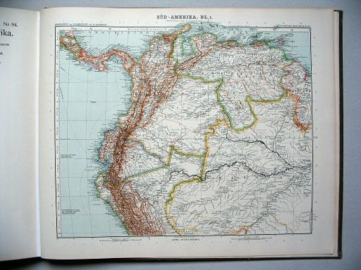 Stielers Hand-Atlas, 9. Aufl. (1910)
95. Süd-Amerika, Blatt 1
Zuid-Amerika, blad 1 / South America, sheet 1