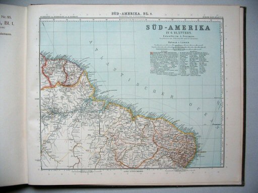 Stielers Hand-Atlas, 9. Aufl. (1910)
96. Süd-Amerika, Blatt 2
Zuid-Amerika, blad 2 / South America, sheet 2