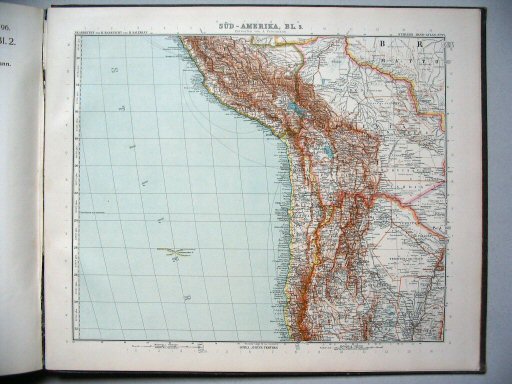 Stielers Hand-Atlas, 9. Aufl. (1910)
97. Süd-Amerika, Blatt 3
Zuid-Amerika, blad 3 / South America, sheet 3