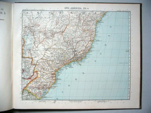 Stielers Hand-Atlas, 9. Aufl. (1910)
98. Süd-Amerika, Blatt 4
Zuid-Amerika, blad 4 / South America, sheet 4