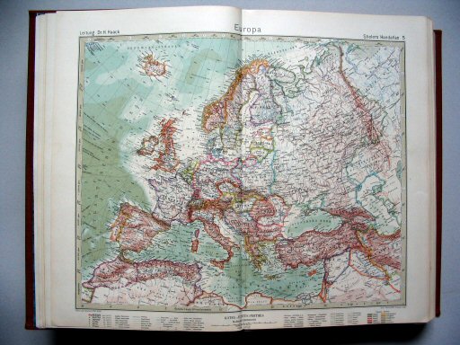 Stielers Hand-Atlas, 10. Aufl. (1925)
5. Europa
Europa / Europe
(1924,? / III 24)
