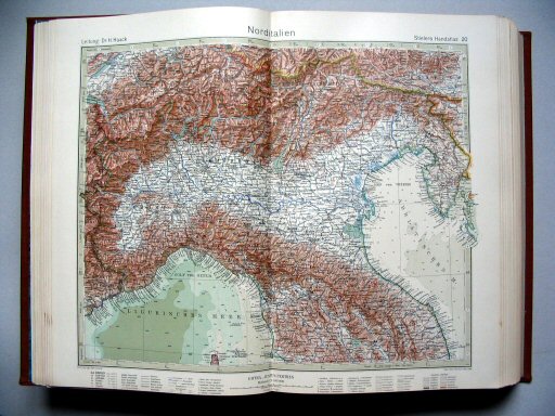 Stielers Hand-Atlas, 10. Aufl. (1925)
20. Norditalien
Noord-Italië / North Italy
(1922,? / VII 22)