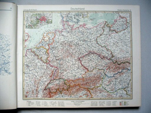 Stielers Hand-Atlas, 10. Aufl. (1926/27)
6. Deutschland
Duitsland / Germany
(1927,4 / X 23)
