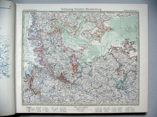 Stielers Hand-Atlas, 10. Aufl. (1926/27)
7. Schleswig-Holstein - Mecklenburg
Sleeswijk-Holstein - Mecklenburg
Schleswig-Holstein - Mecklenburg
(1927,5 / VII 21)