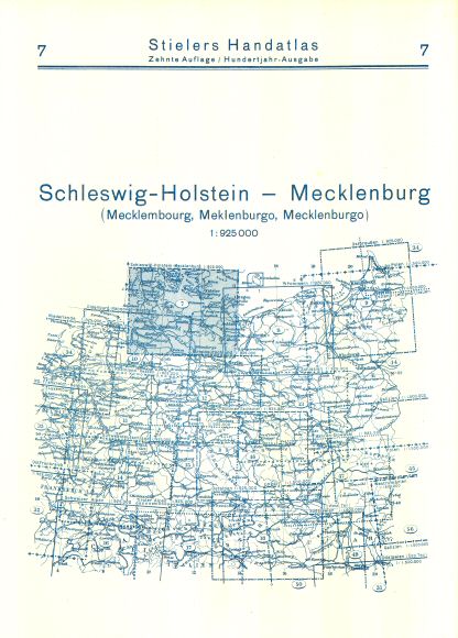Stielers Hand-Atlas, 10. Aufl. (1926/27)
7. Achterkant / Reverse side