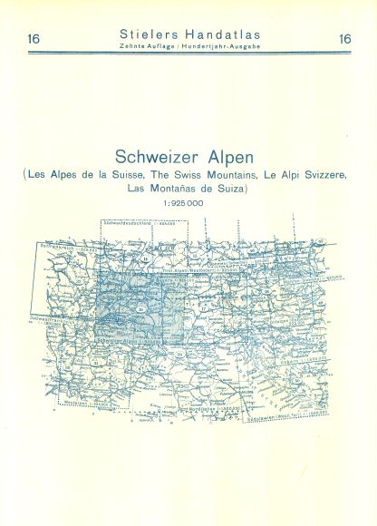 Stielers Hand-Atlas, 10. Aufl. (1926/27)
16. Achterkant / Reverse side