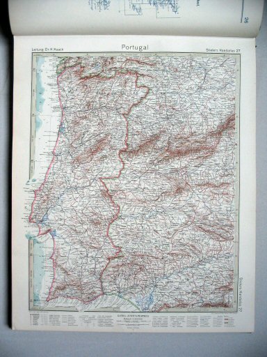 Stielers Hand-Atlas, 10. Aufl. (1926/27)
27. Portugal
Portugal
(1925,3 / XI 21)