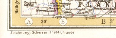 Stielers Hand-Atlas, 10. Aufl. (1926/27)
Cartografen: Scherrer (†1914), Fraude (blad 34)