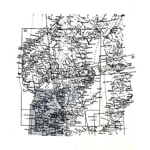 Stielers Hand-Atlas, 10. Aufl.
Bladwijzer Scandinavië / Sheet index Scandinavia