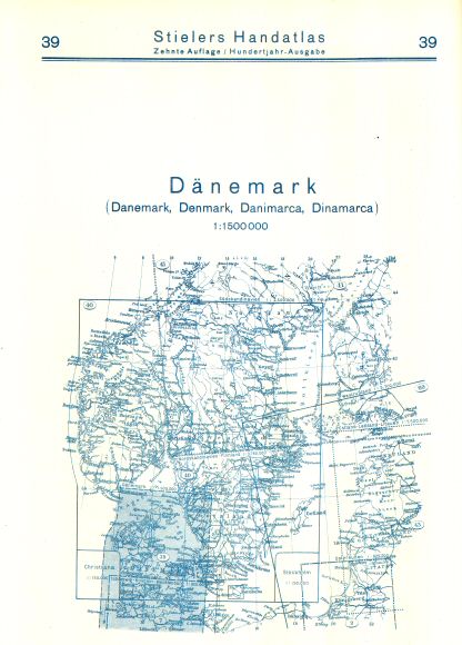 Stielers Hand-Atlas, 10. Aufl. (1926/27)
39. Achterkant / Reverse side