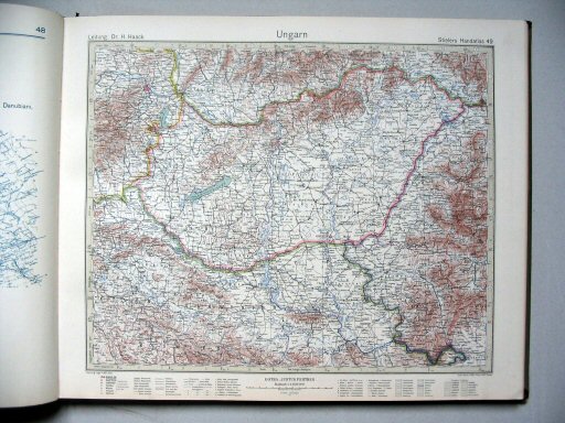Stielers Hand-Atlas, 10. Aufl. (1926/27)
49. Ungarn
Hongarije / Hungary
(1927,5 / IV 22)