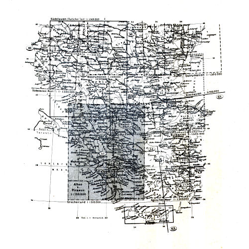 Stielers Hand-Atlas, 10. Aufl.
Bladwijzer Balkan-schiereiland / Sheet index Balkan Peninsula