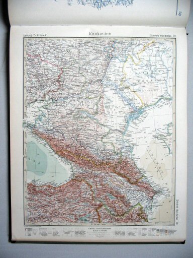 Stielers Hand-Atlas, 10. Aufl. (1926/27)
59. Kaukasien
Kaukasus / Caucase
(1927,4 / VII 27)