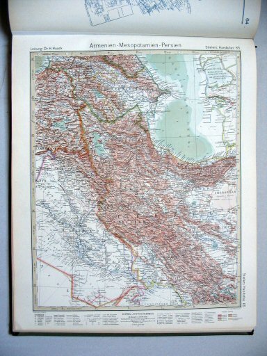 Stielers Hand-Atlas, 10. Aufl. (1926/27)
65. Armenien - Mesopotamien - Persien
Armenië - Mesopotamië - Perzië
Armenia - Mesopotamia - Persia
(1927,4 / VIII 27)