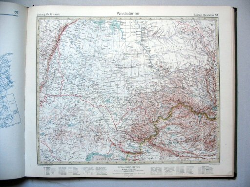 Stielers Hand-Atlas, 10. Aufl. (1926/27)
68. Westsibirien
West-Siberië / West Siberia
(1926,4 / VIII 22)