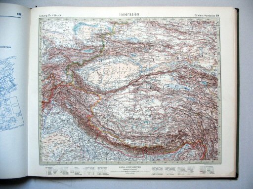 Stielers Hand-Atlas, 10. Aufl. (1926/27)
69. Innerasien
Centraal-Azië / Central Asia
(1926,3 / II 22)