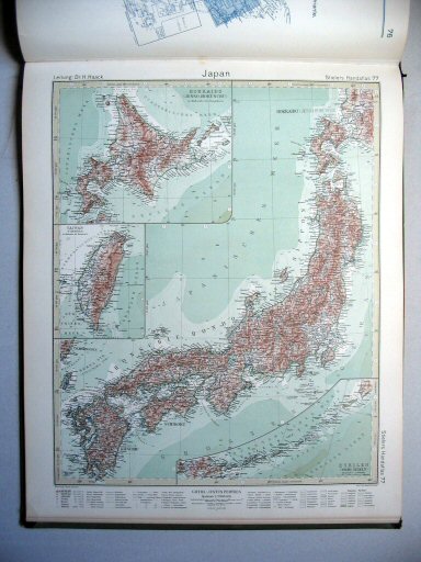 Stielers Hand-Atlas, 10. Aufl. (1926/27)
77. Japan
Japan
(1927,5 / XII 24)