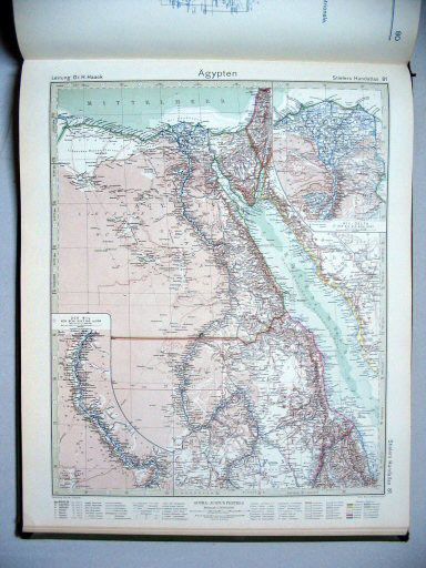Stielers Hand-Atlas, 10. Aufl. (1926/27)
81. Ägypten
Egypte / Egypt
(1926,3 / II 24)