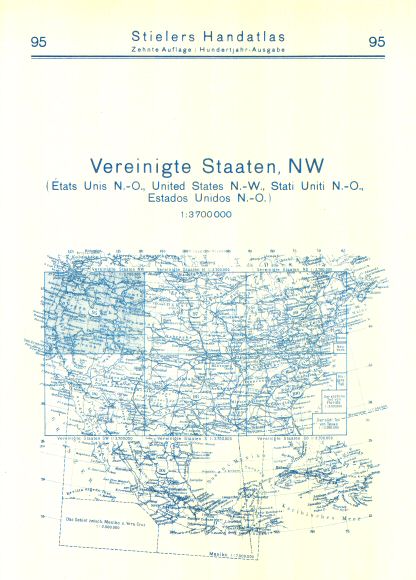 Stielers Hand-Atlas, 10. Aufl. (1926/27)
95. Achterkant / Reverse side